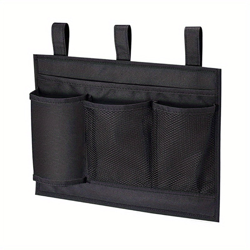 Bedside Caddy Hanging Storage Organizer for Beds - Remote Phone Holder