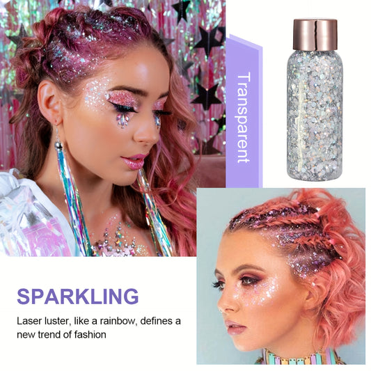 Metallic Glitter Eyeshadow and Body Glitter Long Lasting