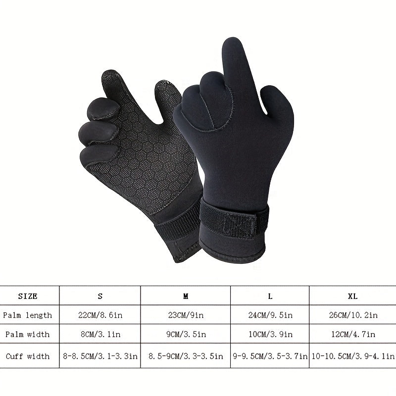 Neoprene Diving Gloves for Water Sports - 3mm 5mm Warm Keeping Gloves