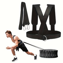 Shoulder Strap Sled Harness Vest Fitness Resistance Training Band