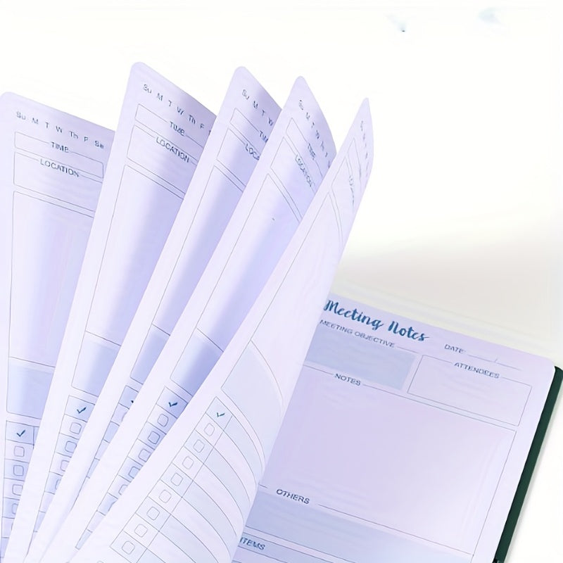 B5 Soft Copy Book Coil Meeting Record 120 Pages