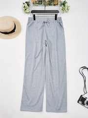  Sporty Pants Women's Plus Wide Leg Trousers