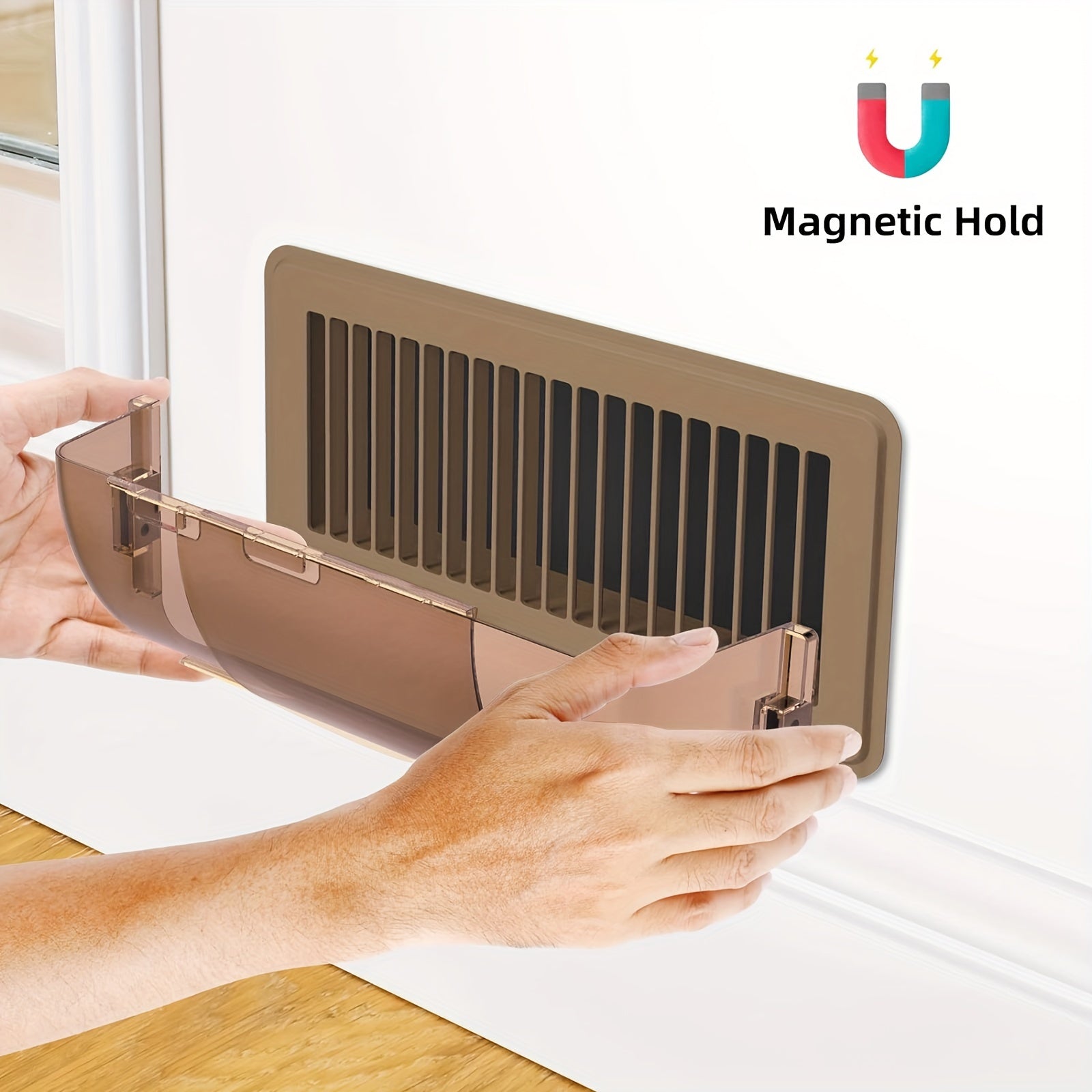 Adjustable Magnetic Air Vent Deflector - 2 Pack