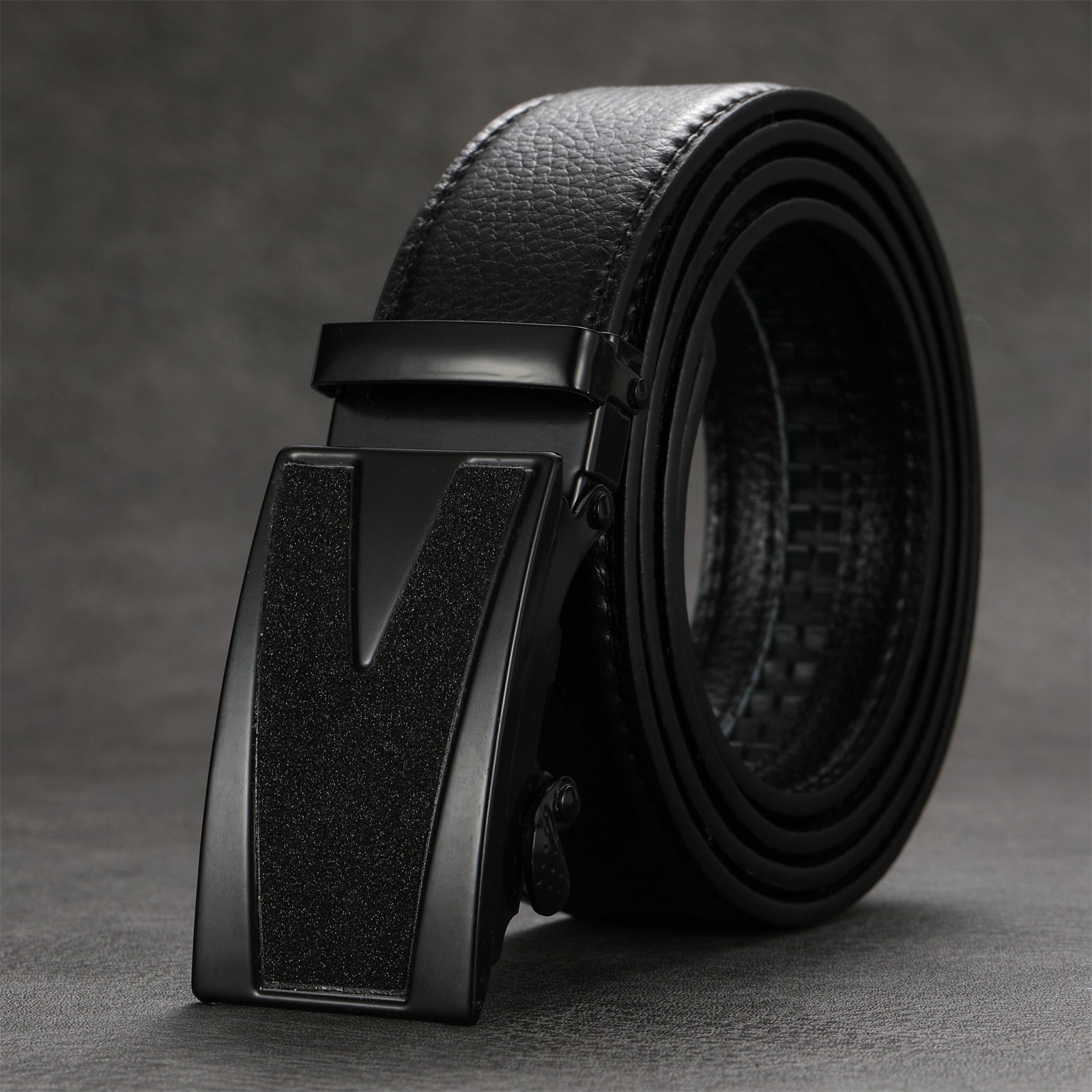 Men's Automatic Buckle Belt - Stylish Leather Waist Strap