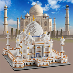 863pcs Taj Mahal Castle Building Model Micro Diamond Small Particle Building Blo