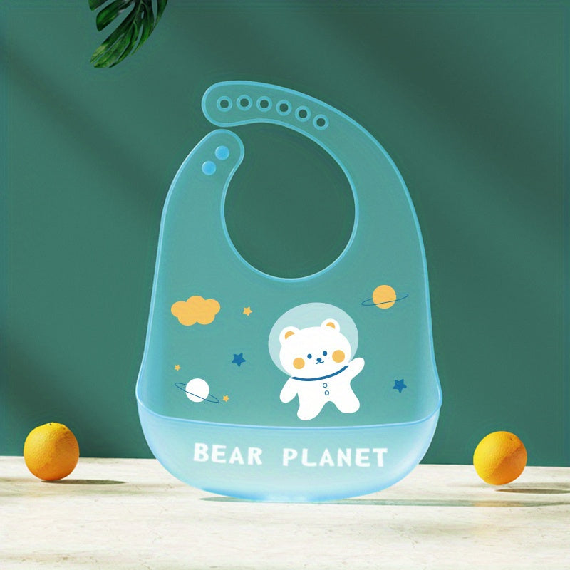 Baby Ultra Soft Silicone Feeding Bib Waterproof Bib