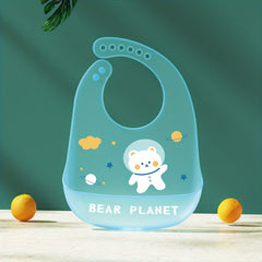 Baby Ultra Soft Silicone Feeding Bib Waterproof Bib
