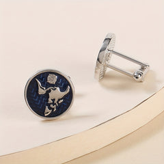 Map Cufflinks Mens Shirt Stud Cufflinks