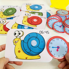 Interactive Learning Clock Toy for Kids Educational Time Teaching Tool