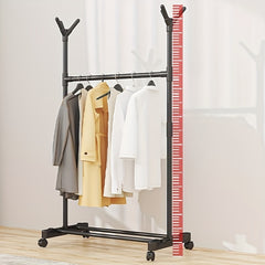 Standing Bedroom Mobile Clothes Rack Household Indoor Hat Rack