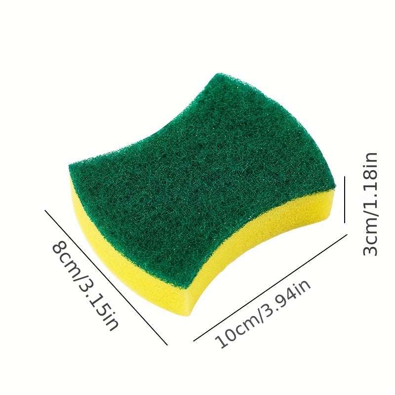 Polyester Cleaning Sponge for Kitchen Daily Use - Pack of 30pcs