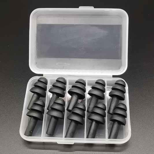 5 Pairs Round Shaft Earplugs For Swimming Anti noise Earplugs