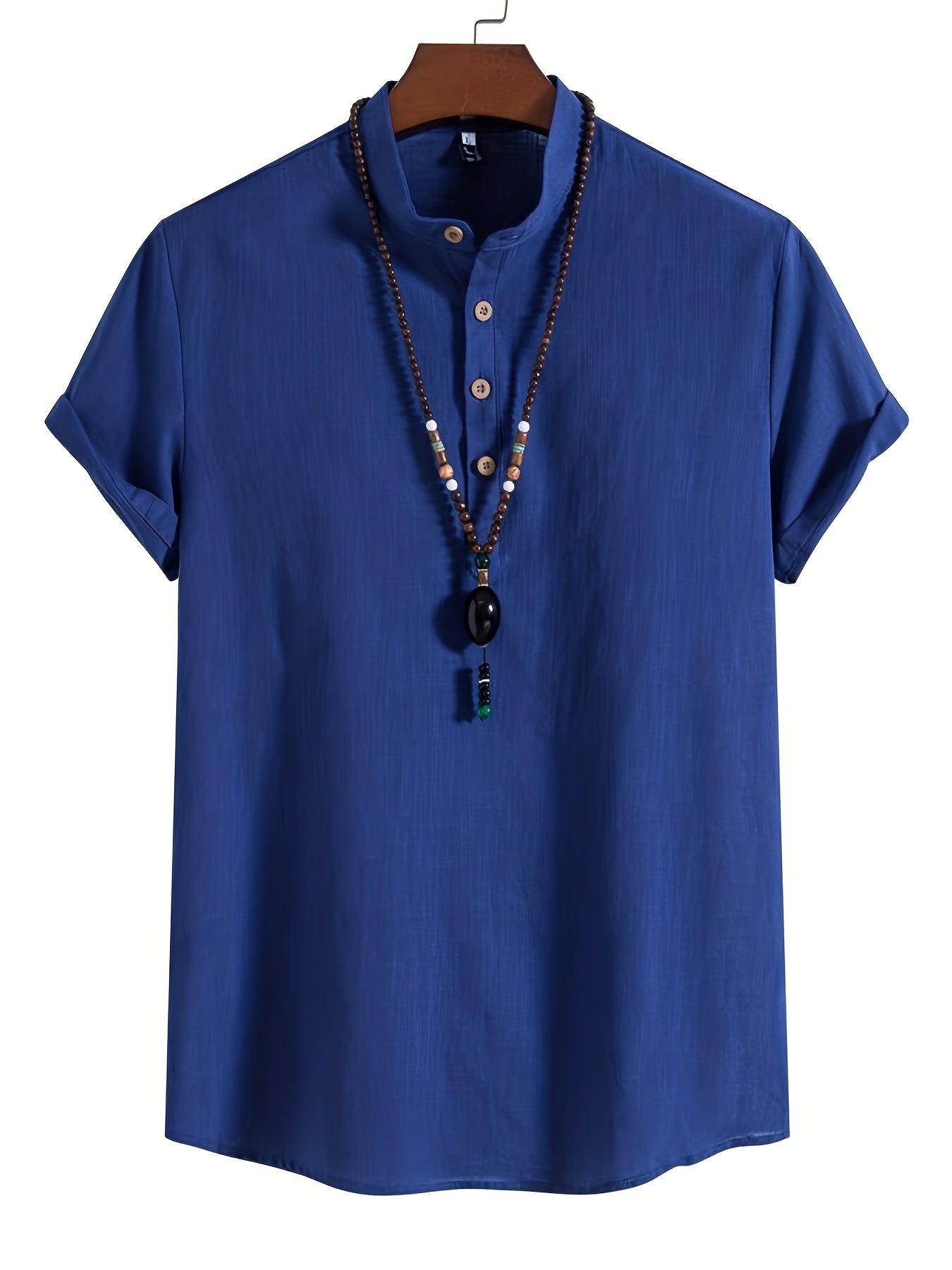 Men's Casual Short Sleeve Shirt for Summer Vacation Resort