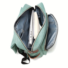 Casual Minimalist Flap Backpack All Match Laptop Rucksack Women's Travel Bag