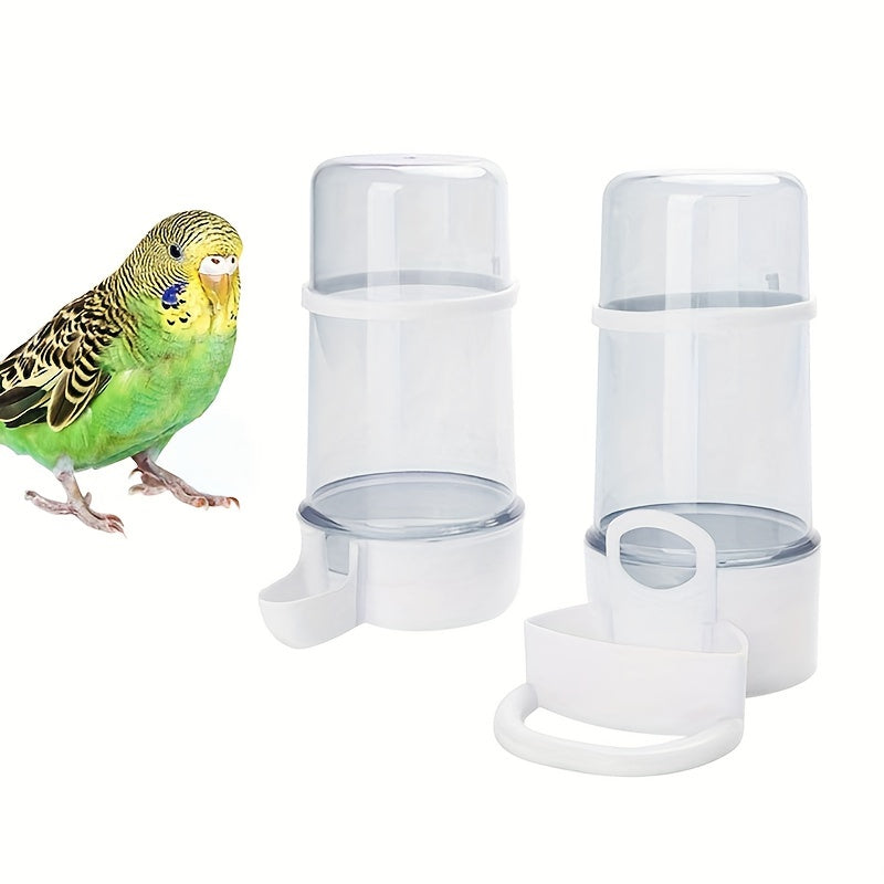 2pcs Auto Bird Feeders Prevent Spills/Splashes Dispenser Bird Water Fountain