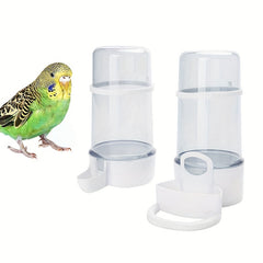 2pcs Auto Bird Feeders Prevent Spills/Splashes Dispenser Bird Water Fountain