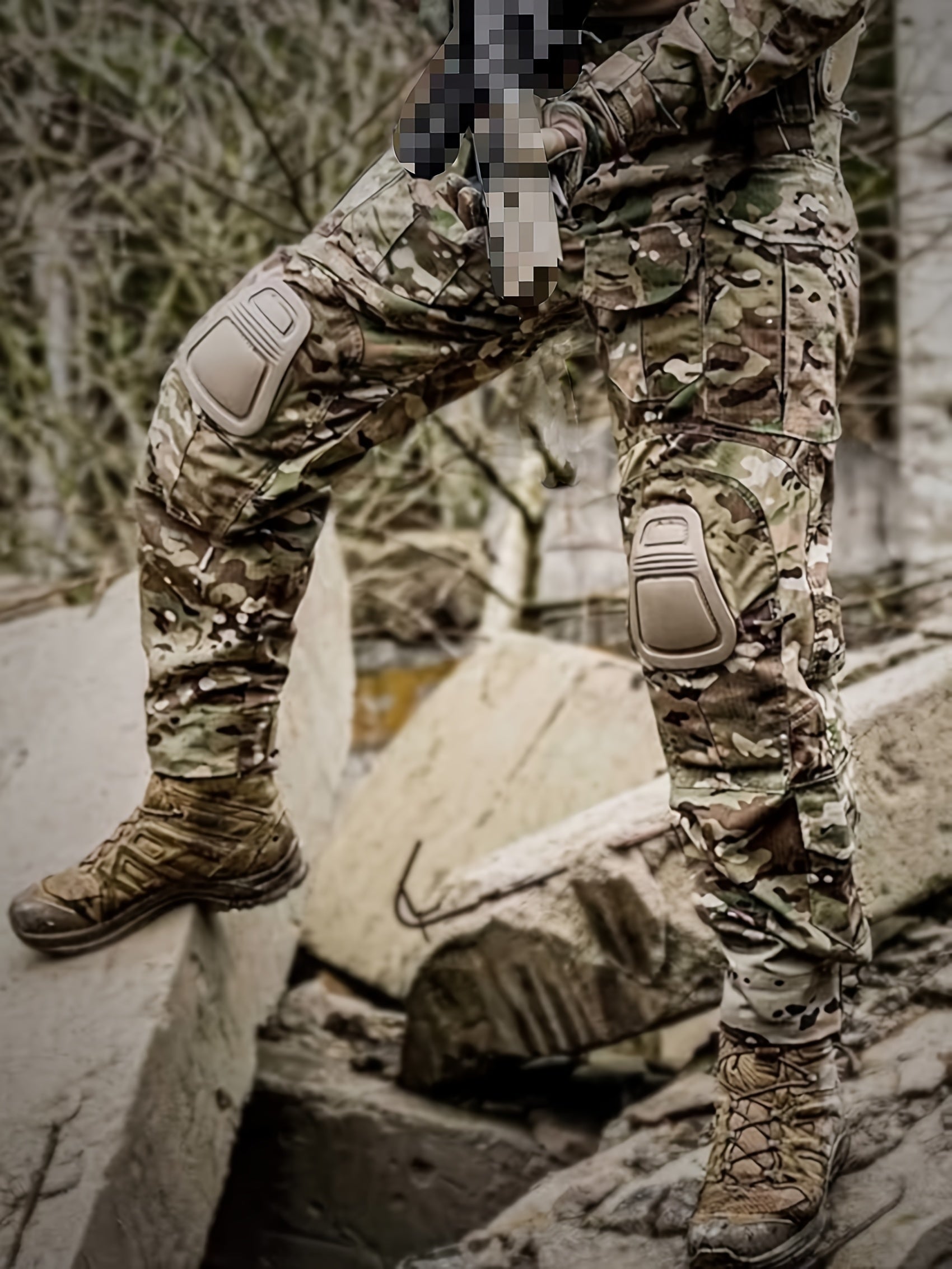 Men's Camo Pattern Tactical Outdoor Pants