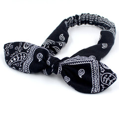 Vintage Boho Cross Knot Elastic Hairbands Non Slip Headbands