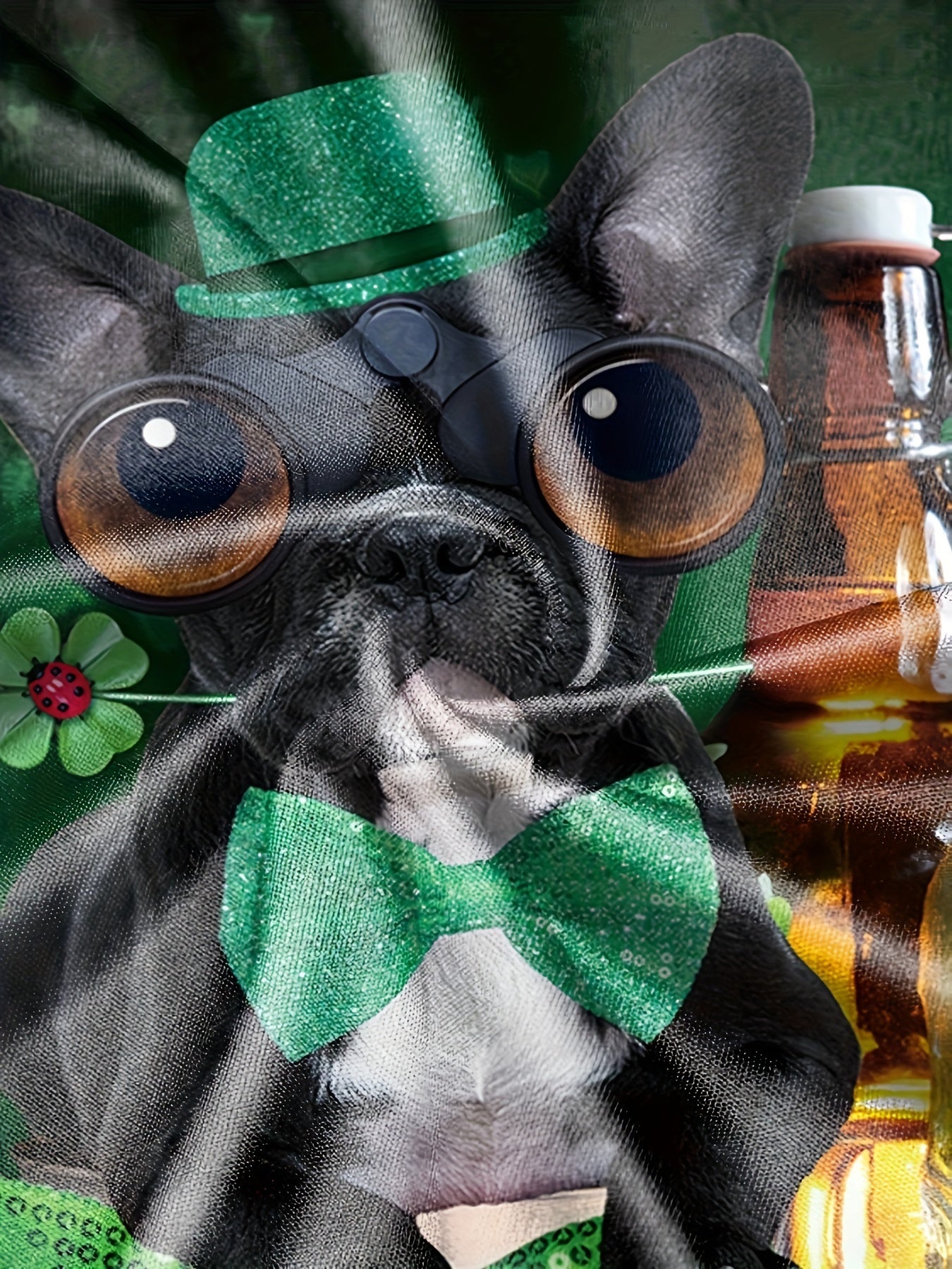 St Patrick's Dog 3D Print Boy's T-shirt Kids Casual Short Sleeve