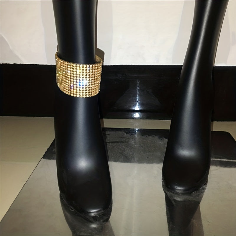 Rhinestone Anklet High Heel Ankle Bracelet Nightclub Jewelry