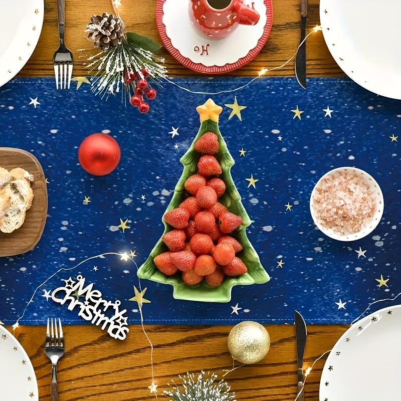 Lord Sky Christmas Table Runner Holy Night Christ Decor
