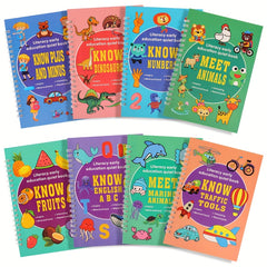 Educational Sticker Activity Book for Toddlers 3-6 Years