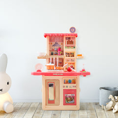 Interactive Kitchen Playset with Stove and Utensils - Realistic Design