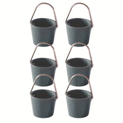 Dollhouse Ornament Cleaning Set Plastic Buckets Doll House Accessories
