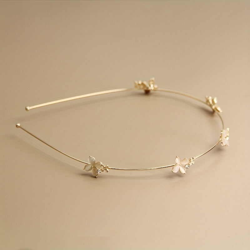 Opal Flower Headband Hair Accessories for Women
