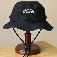 Foldable Outdoor Sunshade Boonie Hat Breathable Cotton Cowboy Hat