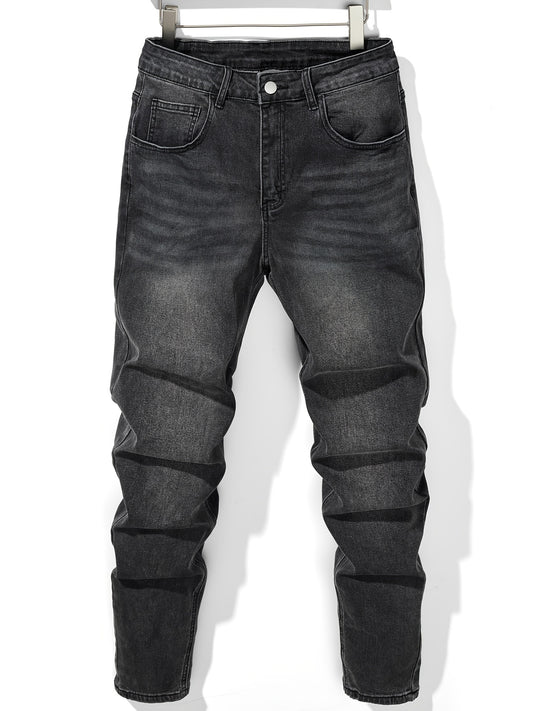 Men's Slim Fit Denim Casual Pants