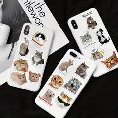 Cute Cat Stickers Waterproof Self Adhesive Decals