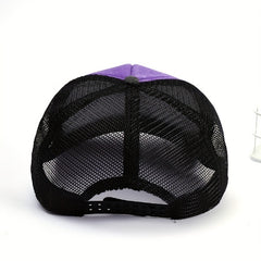 Mens Block Baseball Cap Casual Style Hat