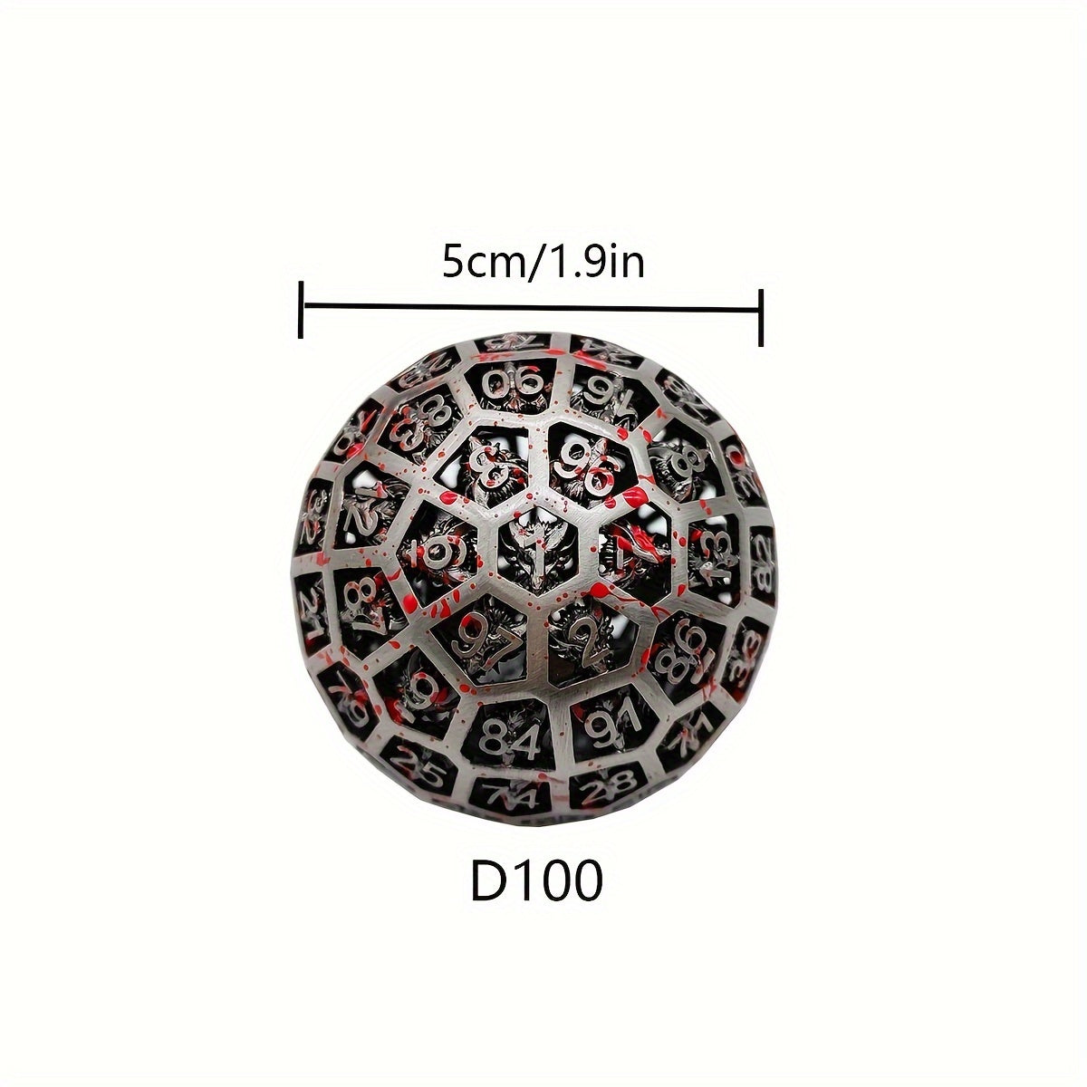 7pcs Metal Polyhedral Dice Set Engraved Player Tabletop Game Fun Gift