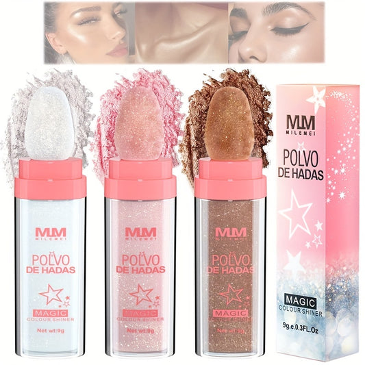 Glitter Highlighter Palette Facial Contouring Makeup Shimmer