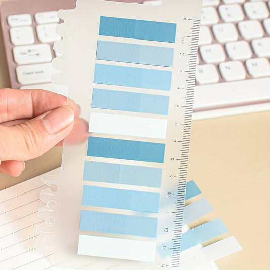 1 Pack PET Sticky Notes Multiple Colors Index Tabs 200 Sheets
