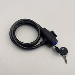 Universal Anti Theft Lock & 2 Keys with Steel Rope Cable