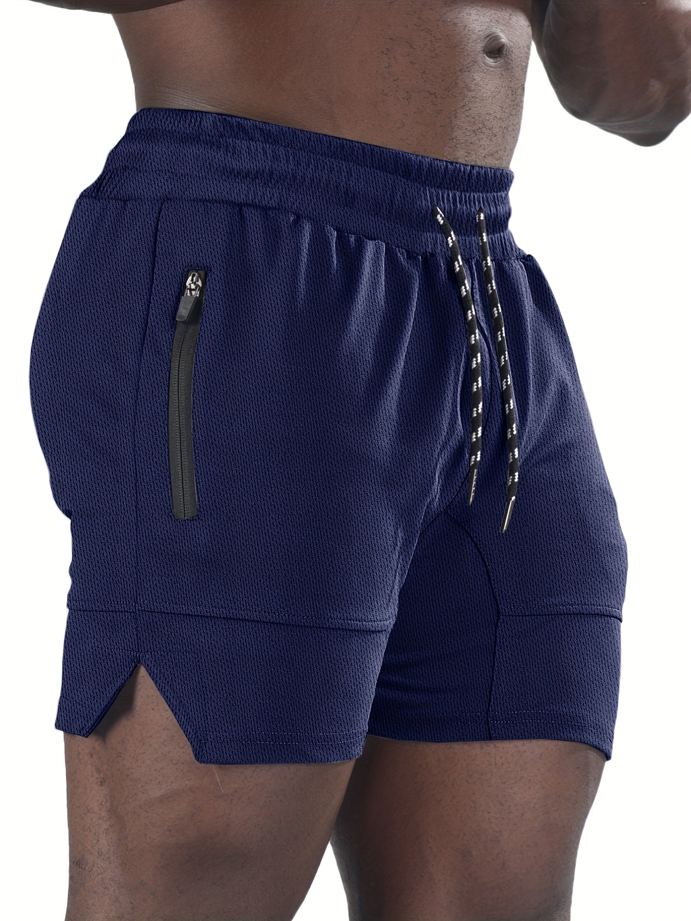 Men's Quick Dry Comfy Shorts with Zipper Pockets