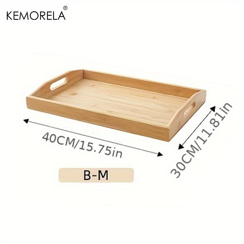 Wooden Fruit Tray Solid Wood Dessert Snack Plate Decorative Food Plate