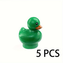 5pcs Building Blocks Little Yellow Duck Urban Farm Scene