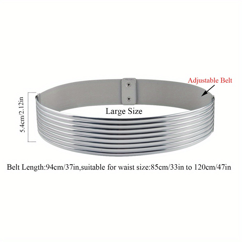 Steampunk Elastic Wide Belt Vintage Waistband for Women