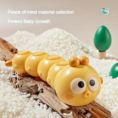 Cute Wind Up Toys for Babies & Toddlers, Chain Swing Caterpillar Puzzles