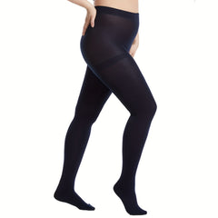 0XL 2XL Women's Plus Solid Fleece Lined Pantyhose