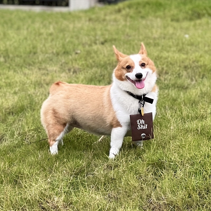 Canvas Pet Garbage Bag Holder with Carabiner