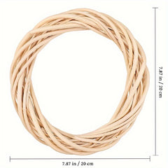 10 Grapevine Wreath DIY Craft Vine Willow Woven Wreath Round Wedding Decoration