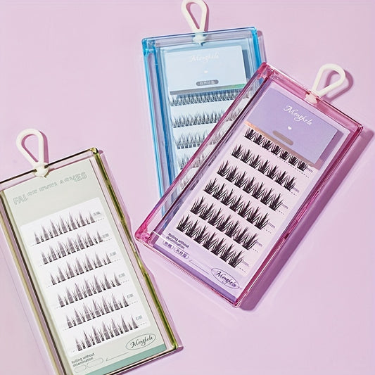 Segmented False Eyelashes for Natural Look