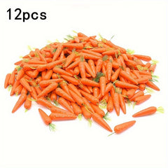 1:12 Dollhouse Mini Artificial Carrots Realistic Vegetable Decor