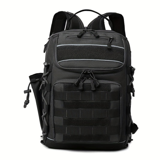 Large Capacity Fishing Backpack Water Resistant Tackle Box Storage Bag