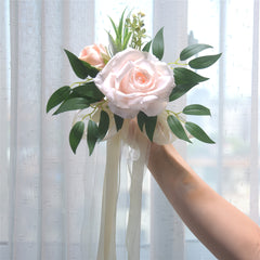 Wedding Floral Arrangement Roses Greenery Decor