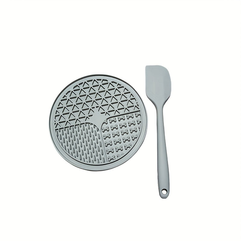 Dog Anxiety Relief Slow Feeder with Spoon Set
